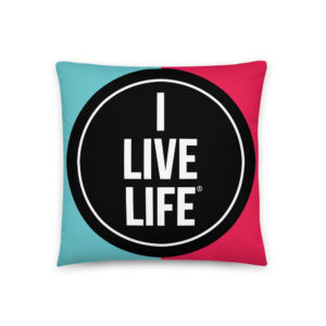 I Live Life TikTok Pillow on ilivelife.net